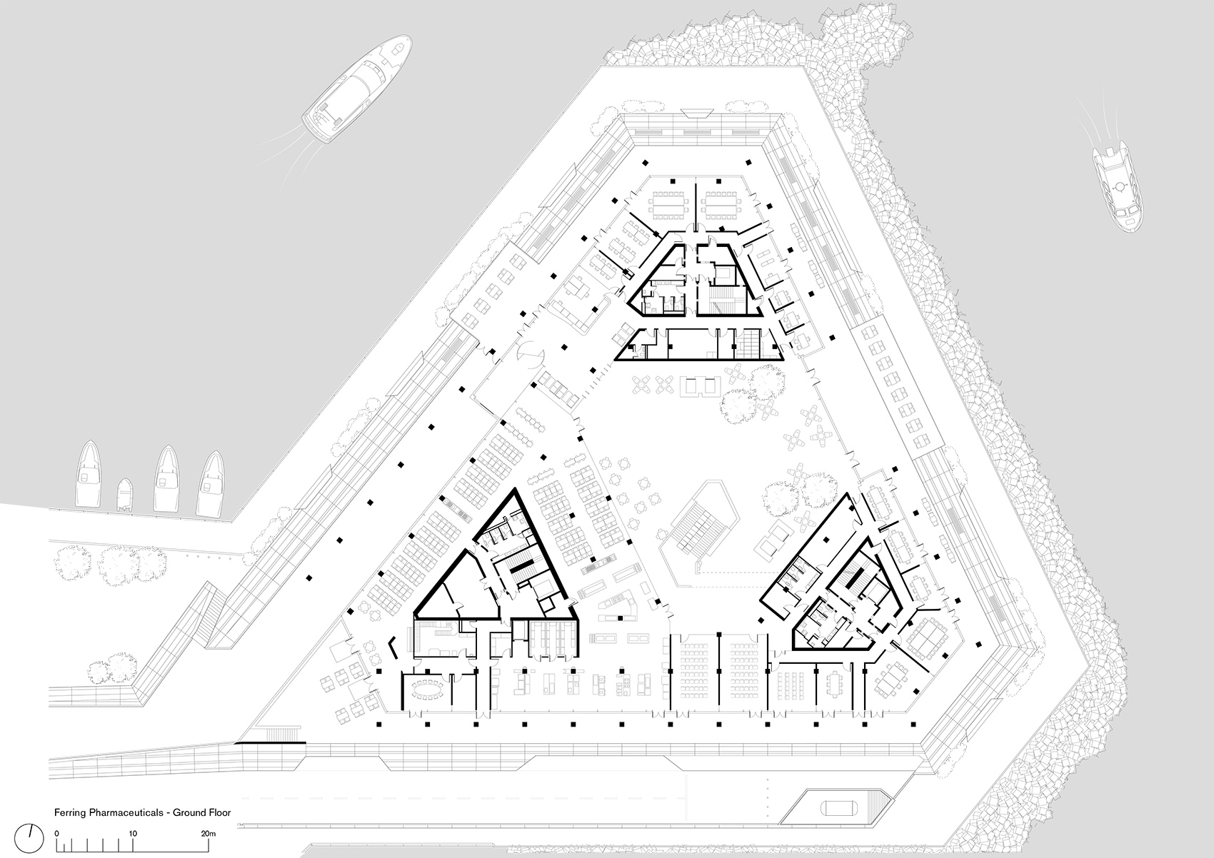 Ferring制药新总部丨丹麦哥本哈根丨Foster + Partners-56