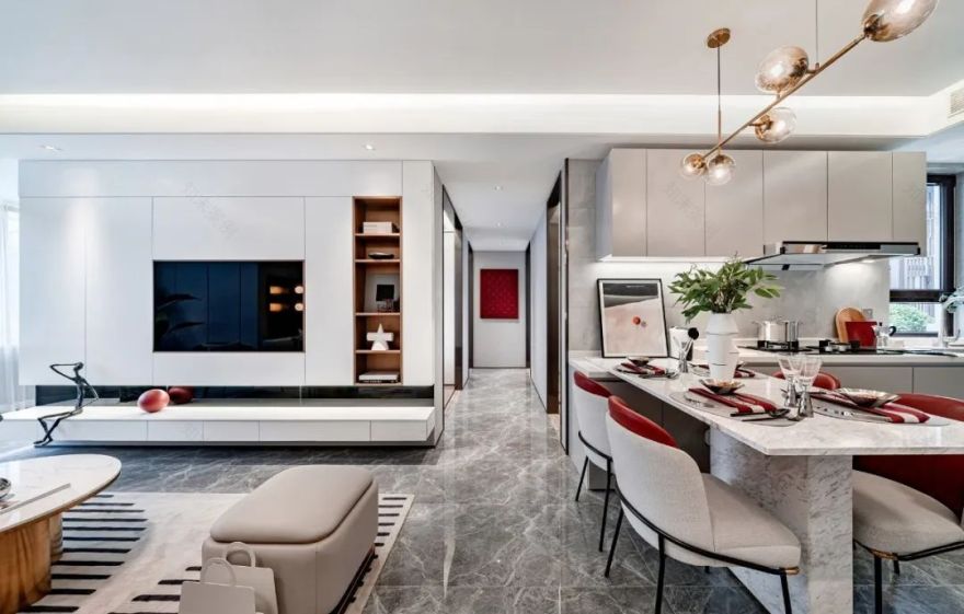 安庆弘阳广场样板间 | 现代简约中的法式浪漫与艺术奇思-4