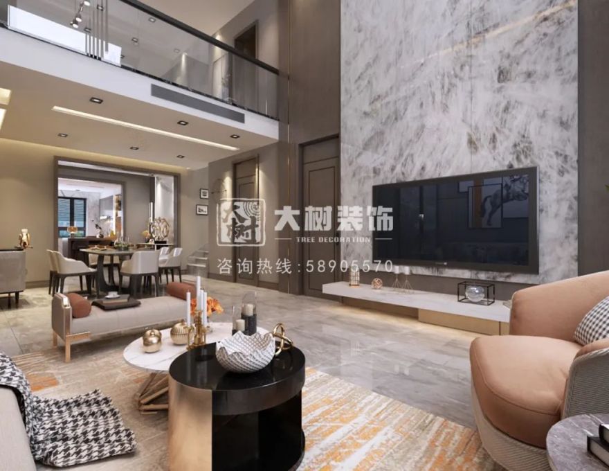 哈尔滨招商贝肯山 150㎡现代轻奢,精致生活新演绎-21