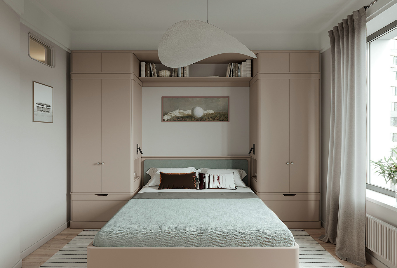 北欧风随性优雅生活空间-10