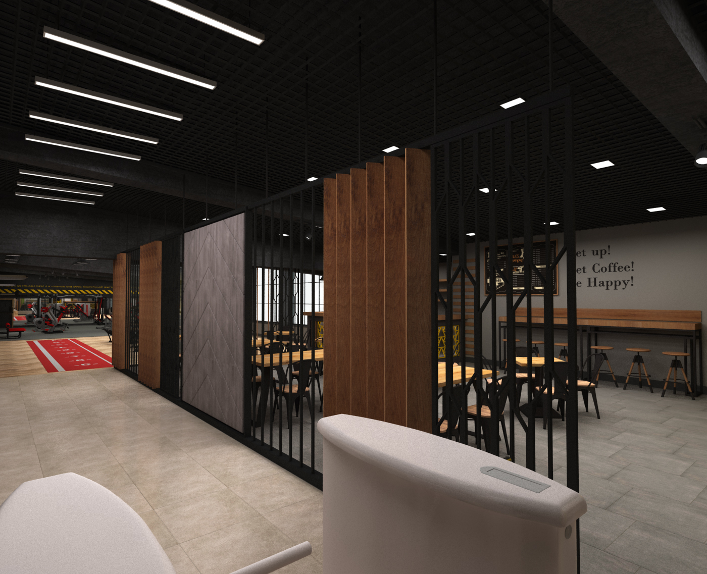 3400平方米健身房室内设计丨亚美尼亚丨Design_14,Narek Azaryan-32