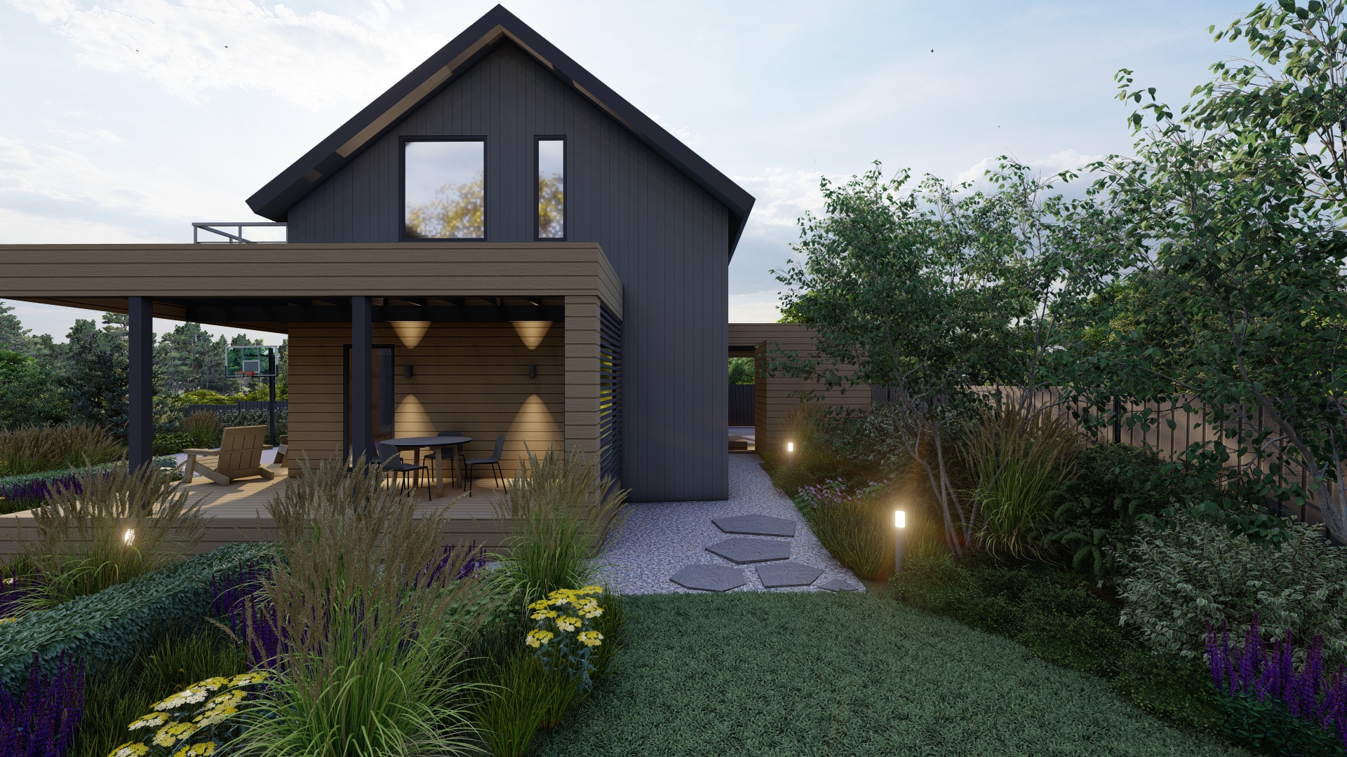 Oka河畔夏季别墅景观美化项目-15