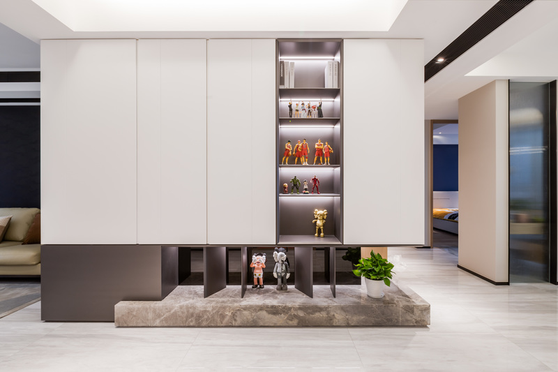 温馨高雅现代简约空间 | 岁晏的视觉均衡之美-8