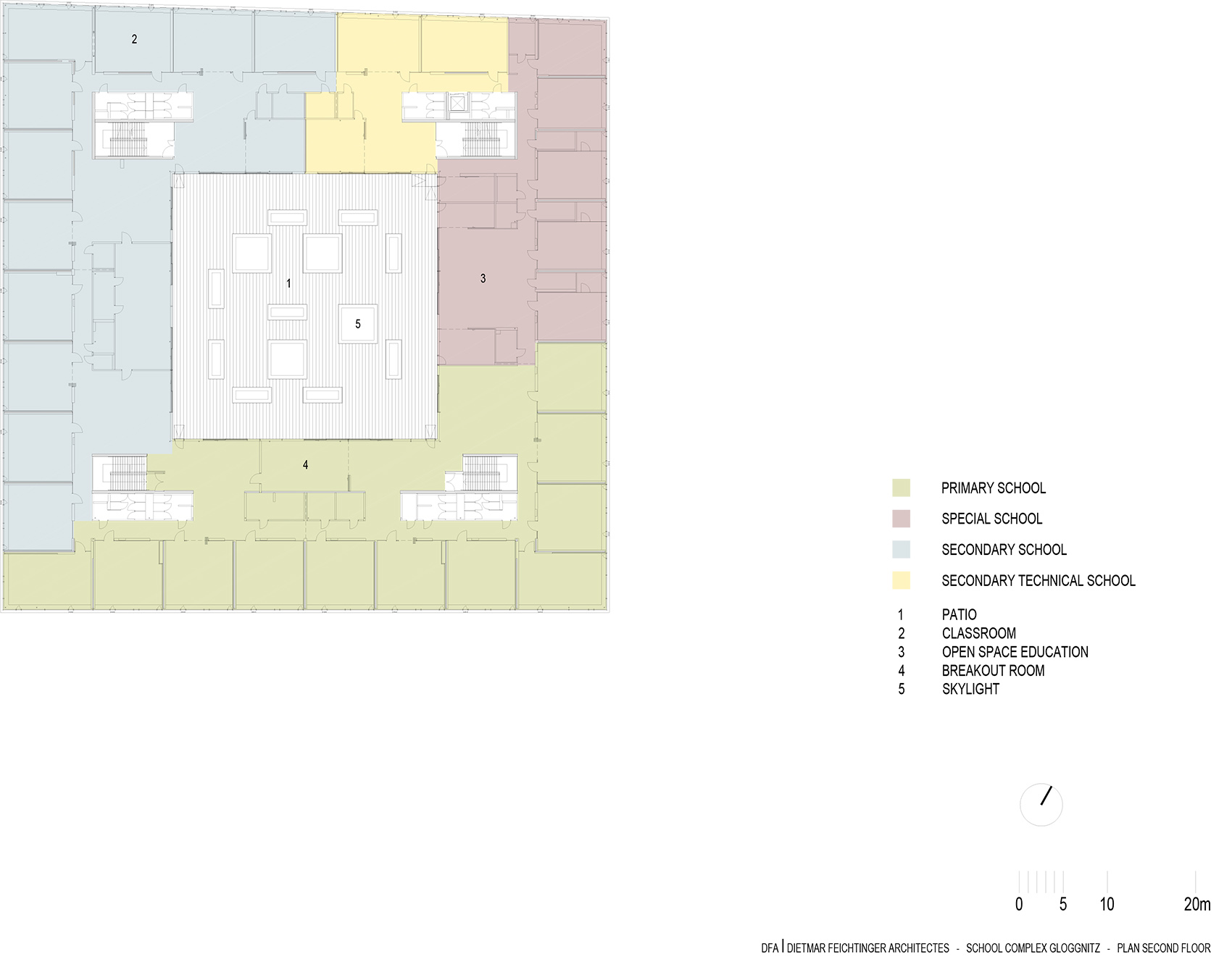 Gloggnitz学校综合体，奥地利 / Dietmar Feichtinger Architectes-93
