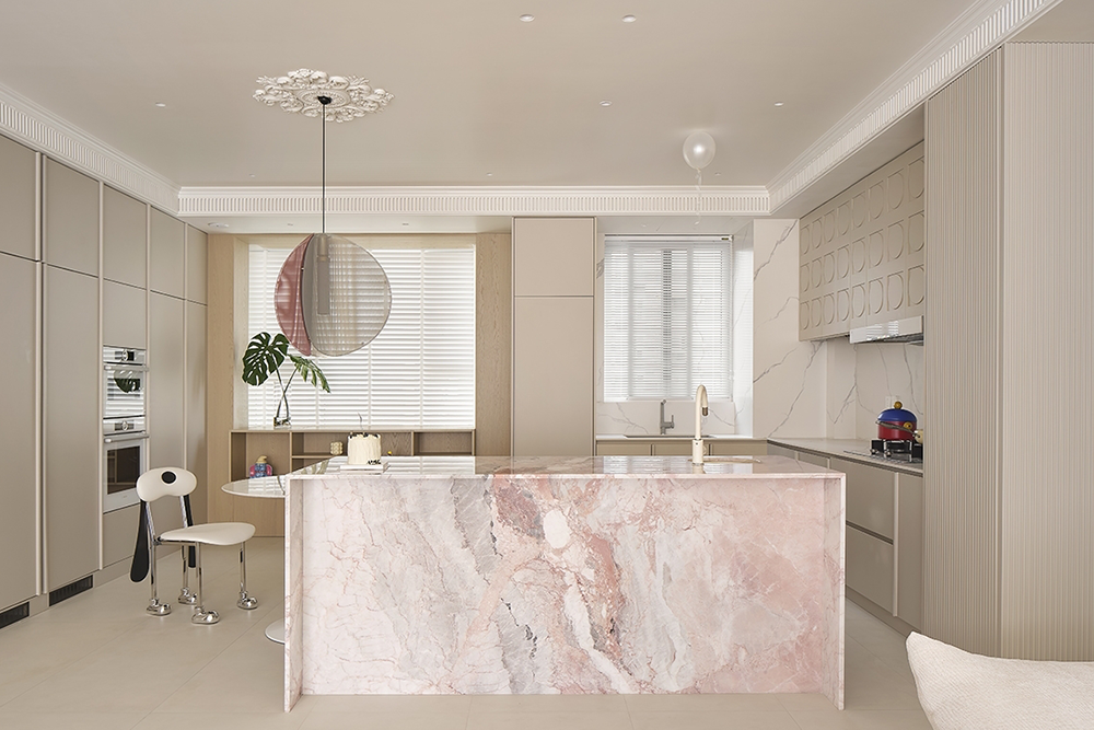 极简奶油风,多巴胺配色,治愈系的家丨無一內建筑设计,成都宏福樘设计-24