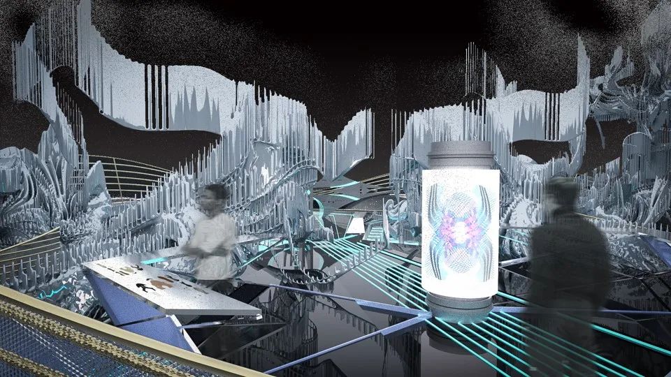 好亚！广美毕设将亚文化注入空间互动装置“掀翻”国潮！“未来科技感+虚拟商店平台+沉浸式换装体验”品牌核心价值拉满的叙事性空间设计-226