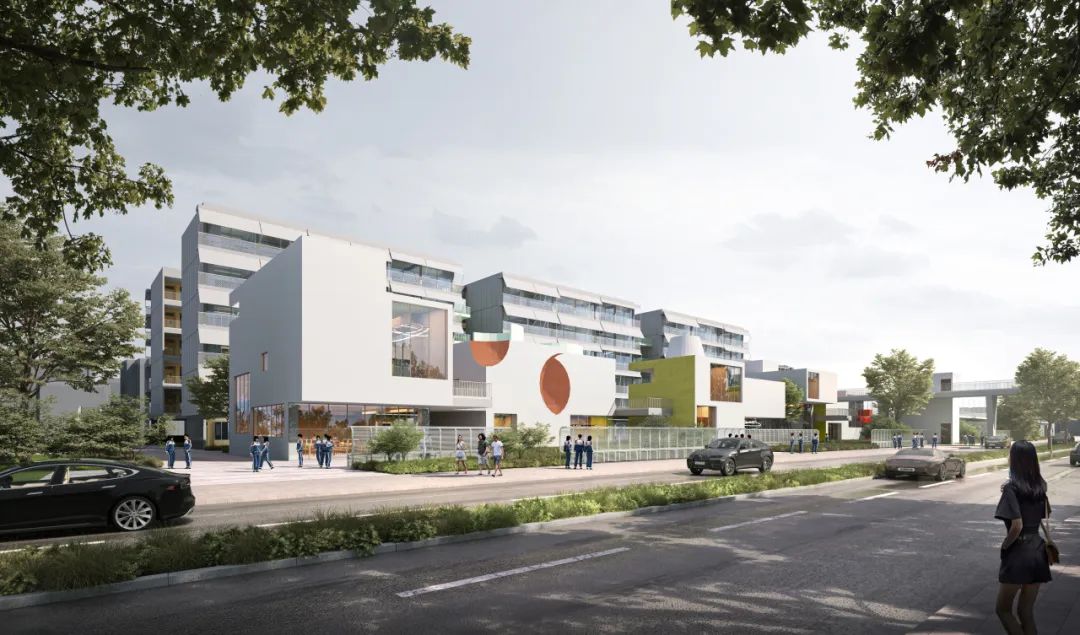 深圳松岗街道松岗商业中心城市更新九年一贯制学校项目丨中国深圳丨立方设计-12