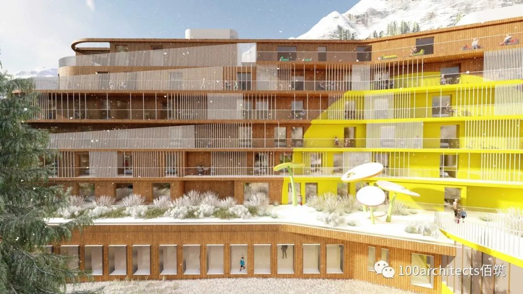 意大利西卡里奥 Club Med 滑雪场度假酒店设计-33