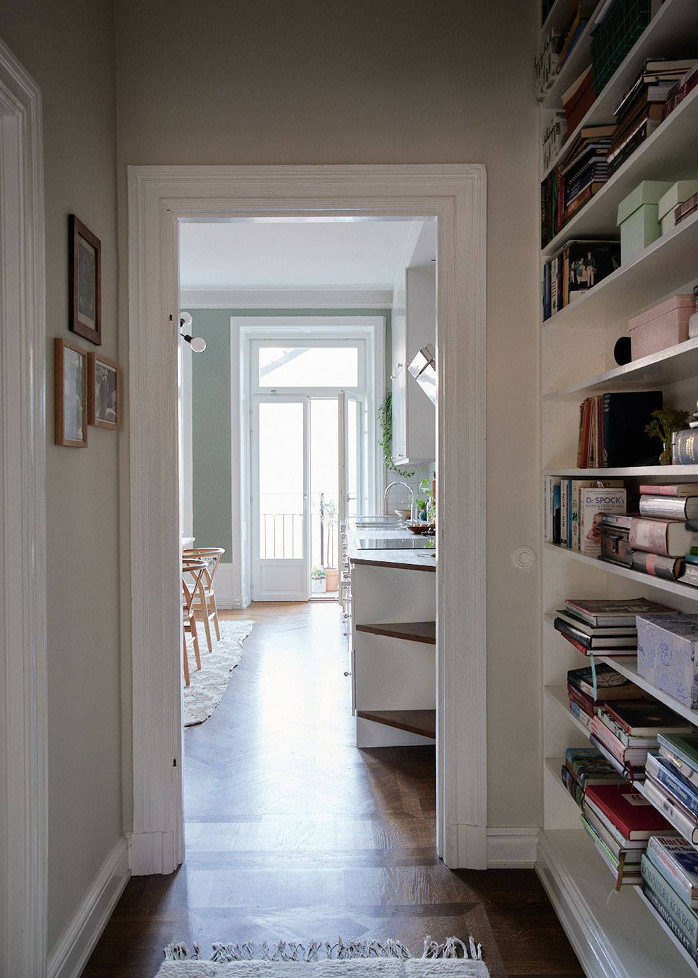 复古绿调斯德哥尔摩公寓设计-33