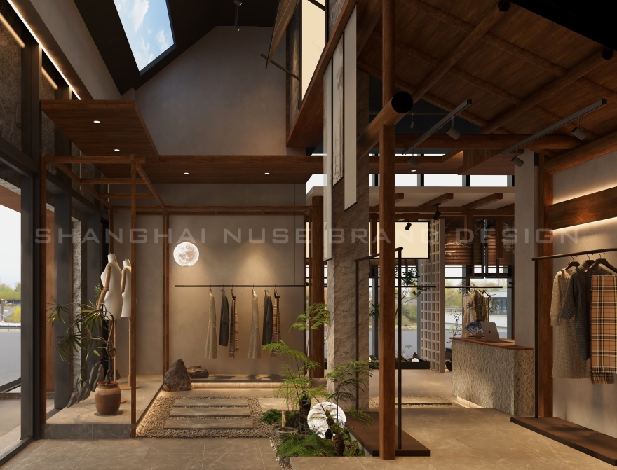 不搞套路搞腔调!新中式服装店把"东方高级感"玩明白了-29