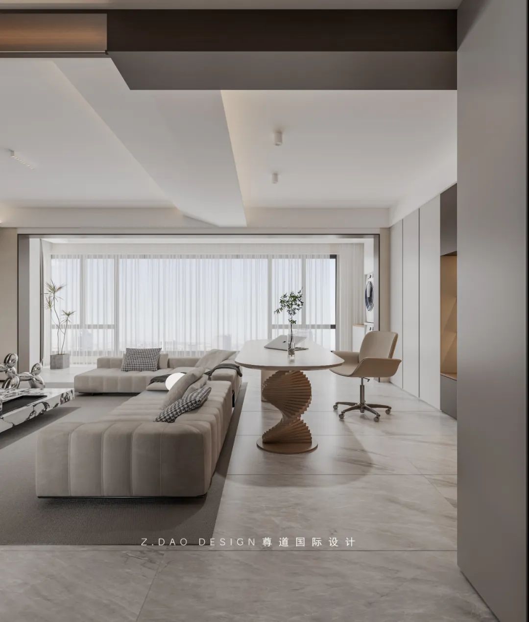 朝暮 · 合肥中海九樾意式轻奢风洋房设计丨中国合肥丨尊道国际设计-39