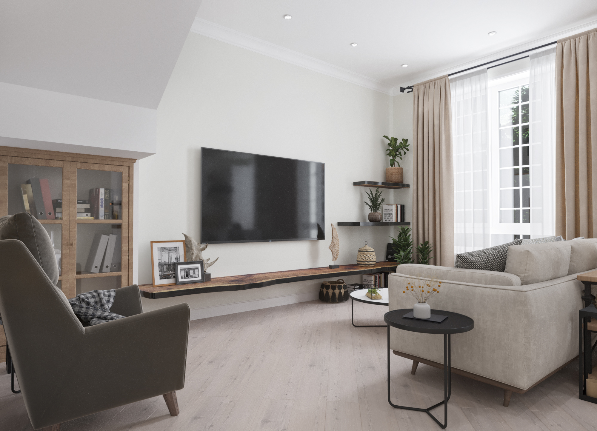 Design of an apartment 240m2 Greenwich.Tashkent.-1