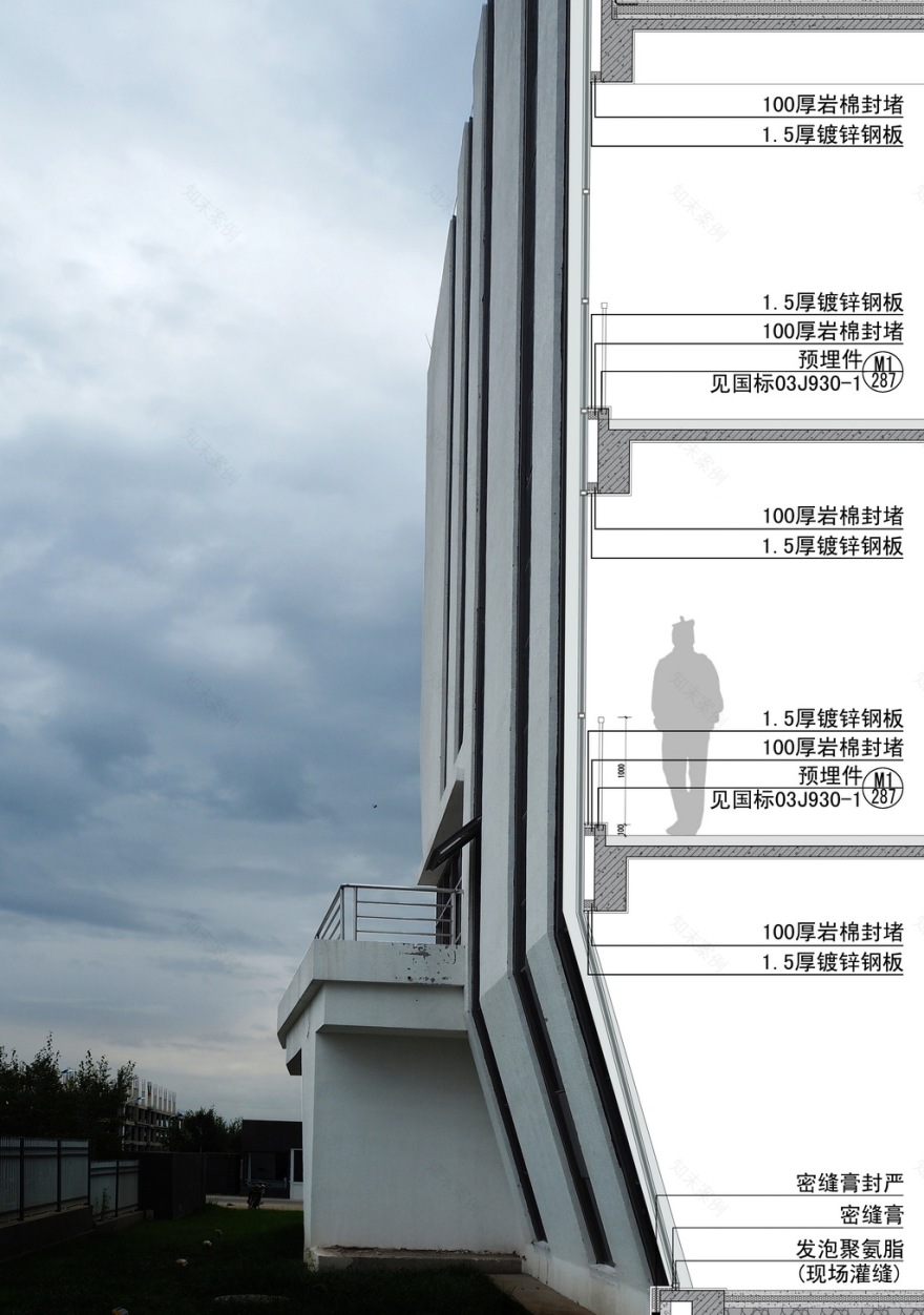 切片层岩 · 赤峰市林西县工业园区的立体艺塑办公建筑丨蒙古丨大连松岩建筑设计院有限公司-25