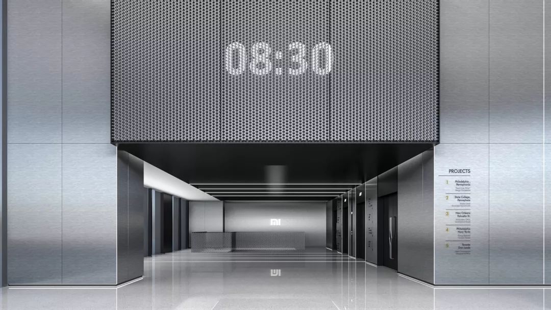 小米办公大堂/大观建筑设计-4