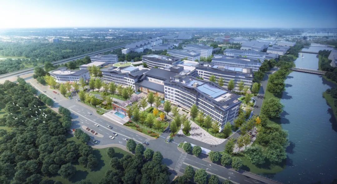 打造国家级区域医疗中心丨华建集团华东院原创设计的浙大医学院附属第二医院嘉兴医院（国家区域医疗中心）实现结构封顶-0