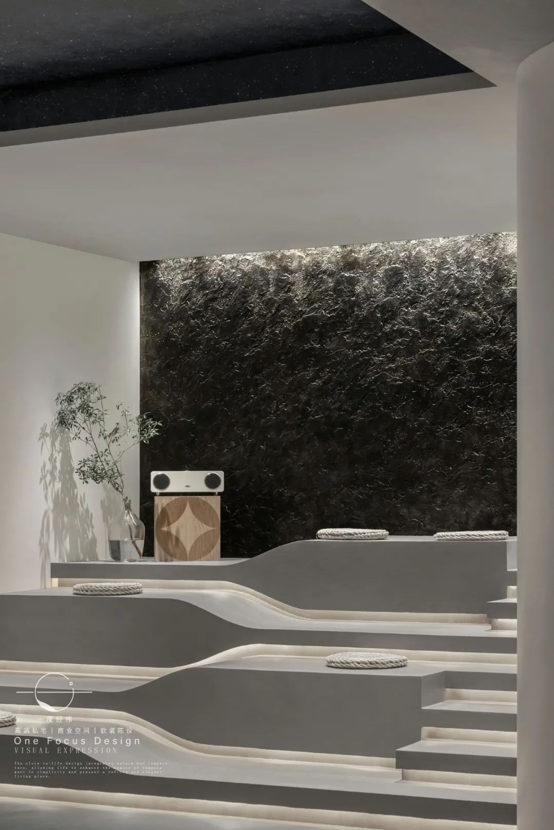 摩登东方 · 陨石灵感下的现代空间设计丨中国深圳丨ONE FOCUS DESIGN-45