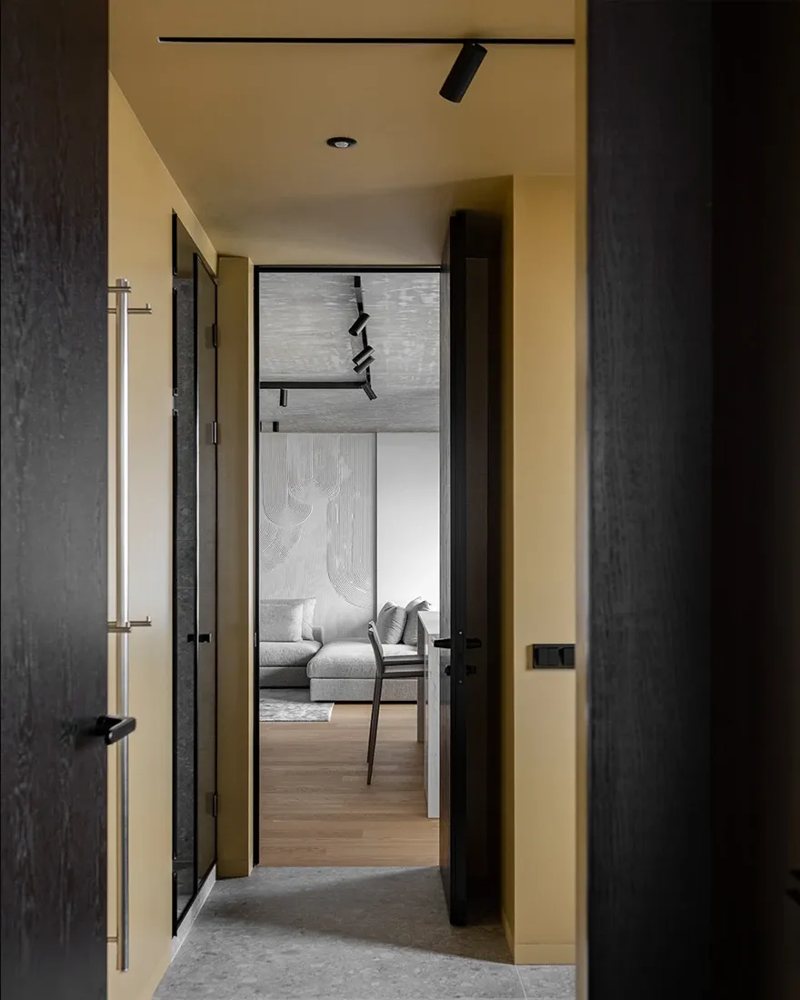 中心区75平明斯克 penthouse室内设计丨白俄罗斯明斯克丨Евгения Млынчик工作室-31