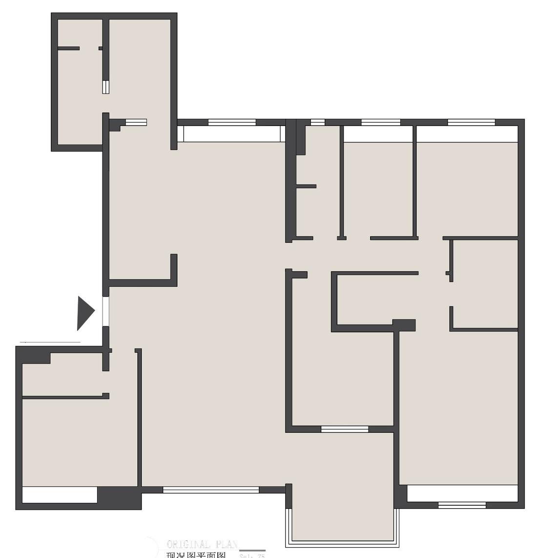 缤纷合美室内设计 · 平层 · 265m²黑白木色格调（011）实景案例-36