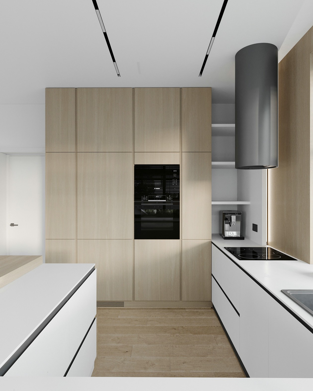 乌克兰 255㎡浅色系住宅设计-3