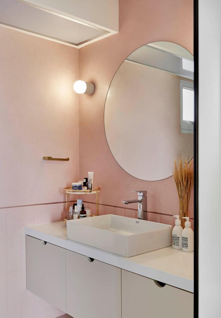 INS 风女主播独居的柔和粉红家居丨阿海设计师-29