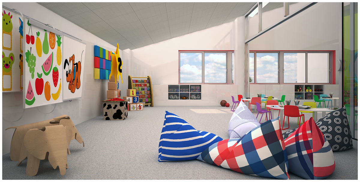 早教中心设计 早教中心效果图 -1