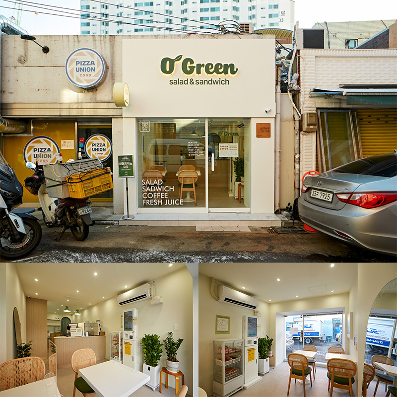 简约 13 坪咖啡厅，白色与原木打造温馨空间-1