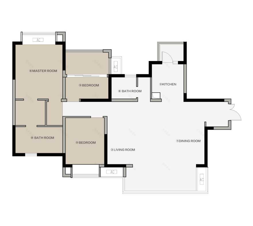 现代简约之家丨中国成都丨成都宏福樘设计-9
