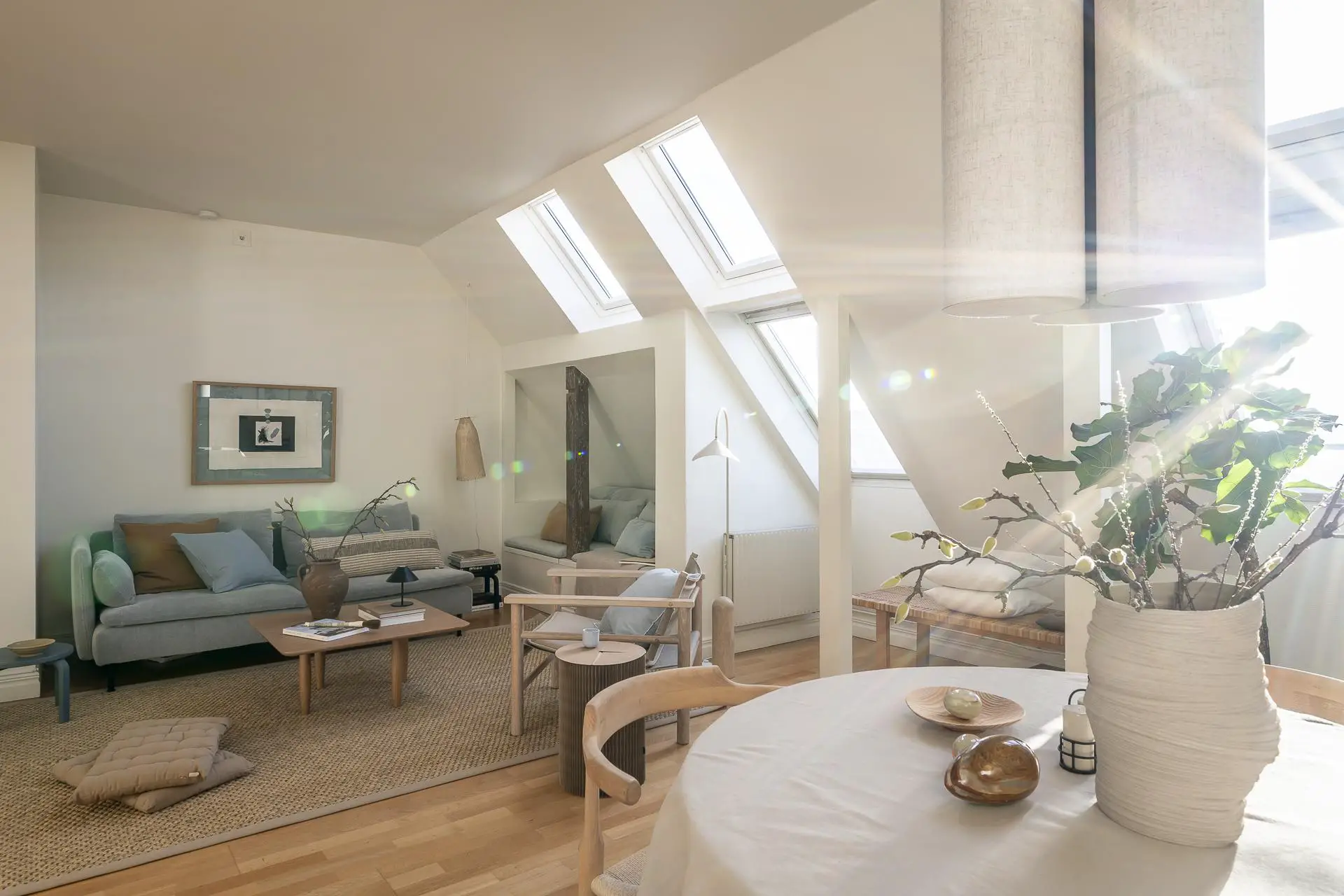 瑞典 1890 年老宅，75m2 明亮公寓的巧妙优化-3