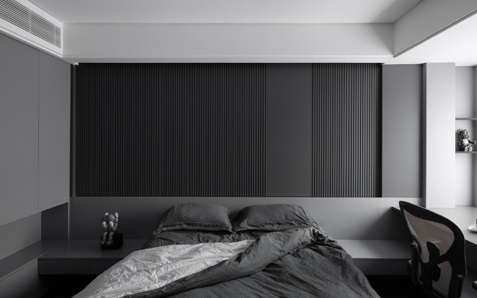 御湖蓝湾 170 平意式极简家居设计-48