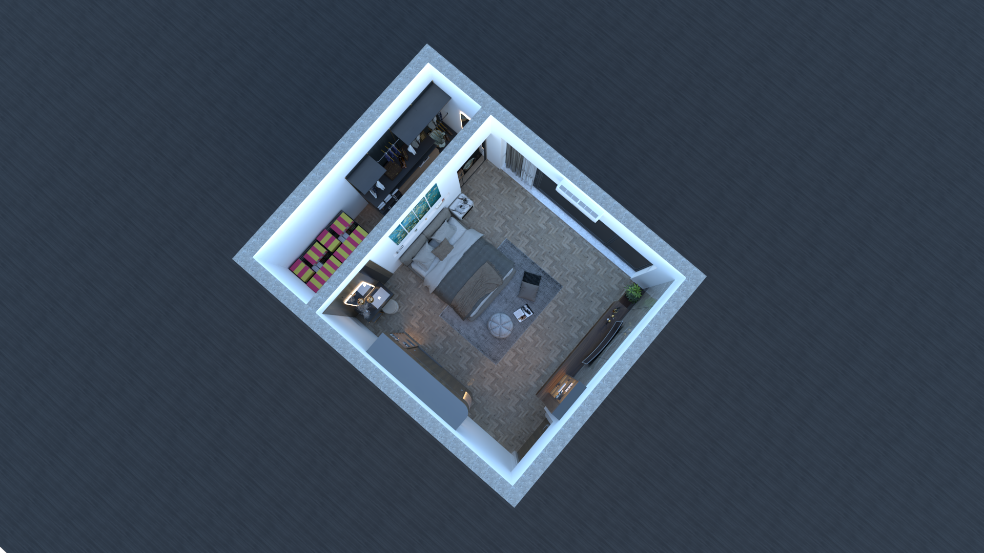 2D Details Drawings and 3D Interior Rendering-5