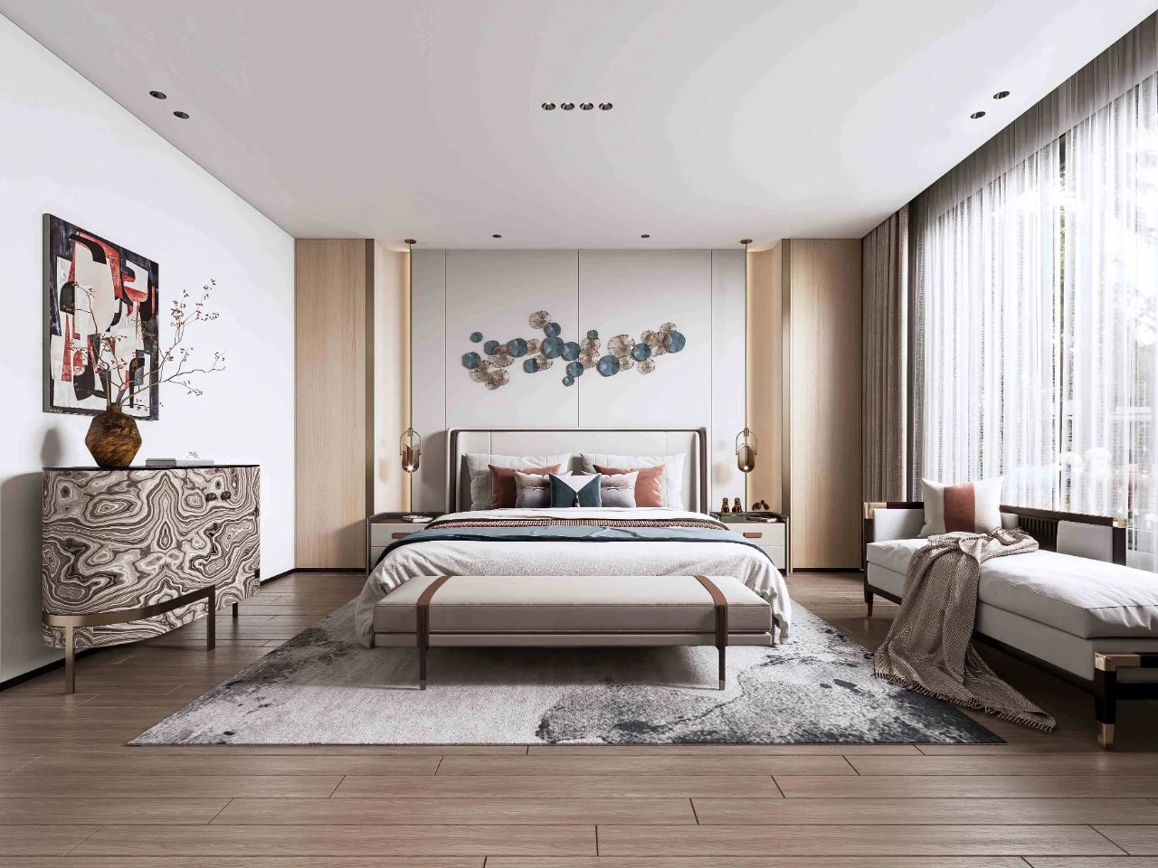 摩登东方天鸿首府别墅丨中国烟台丨烟台如奕设计装饰有限公司-13