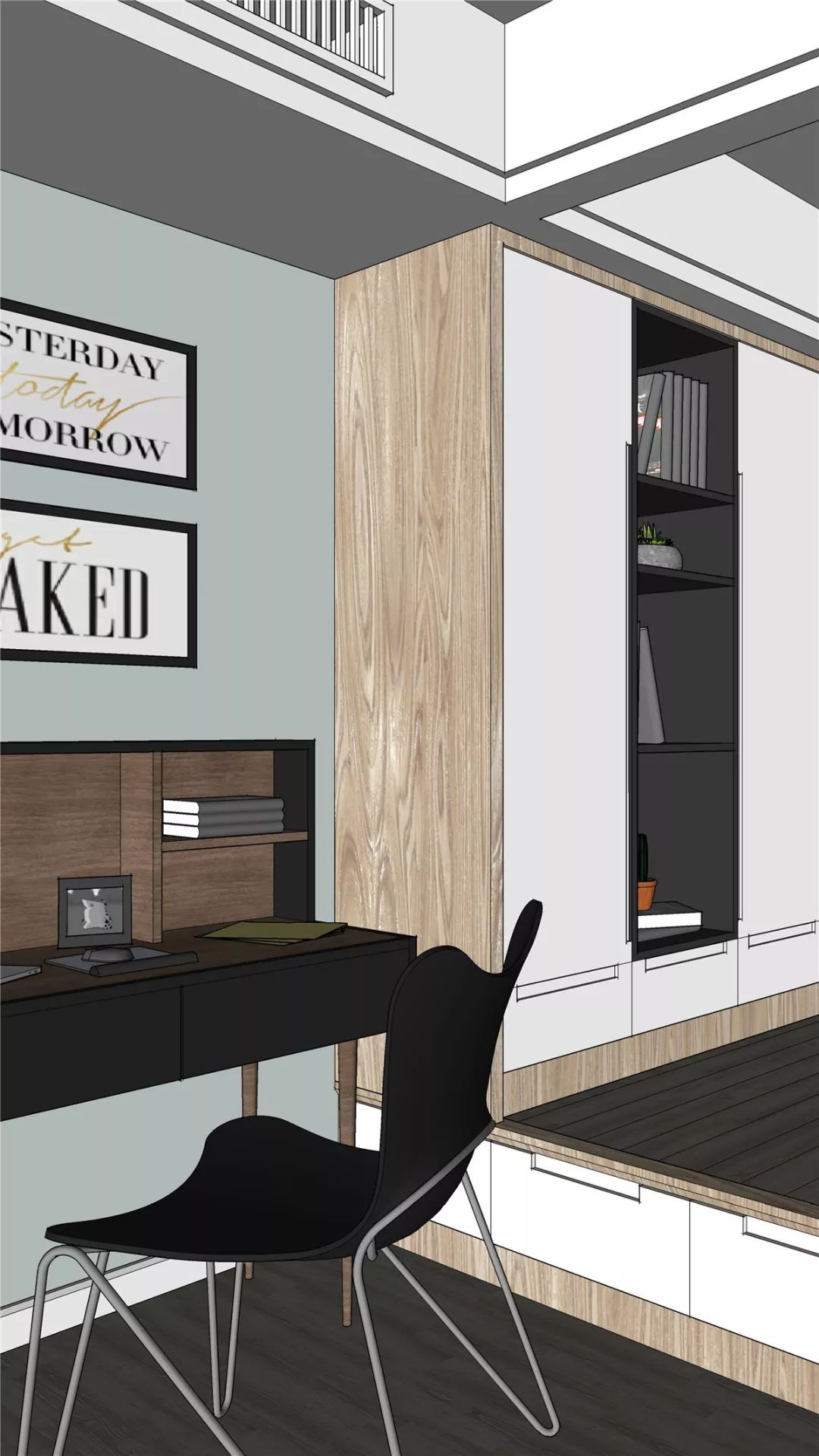 97 平现代女性公寓，紧凑空间变开阔-50