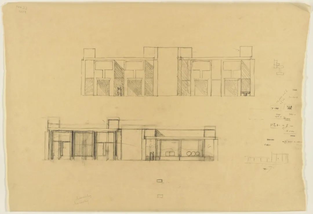 路易斯·康的建筑绘画-44