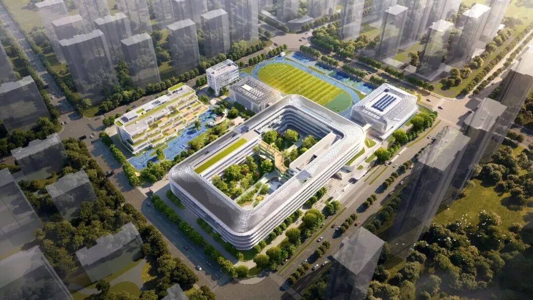 【AT】MIX校·园乐活大院——新浦中学及幼儿园项目（by千城建筑设计集团）-0