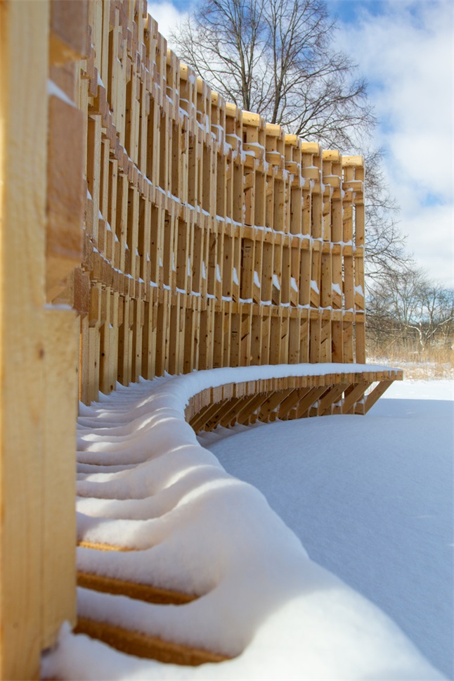 
工业机器人打造可持续发展和低碳建筑前景的木质艺术装置设计 - 戈者设计 | 戈者设计-21