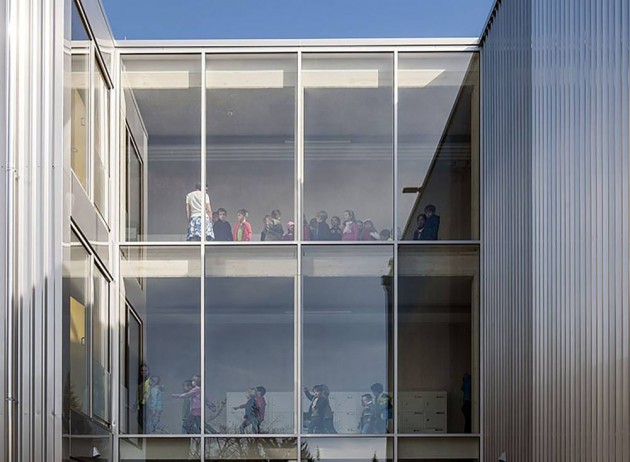 由预制木制模块组成的小学建设丨德国法兰克福丨NBAK建筑事务所-15