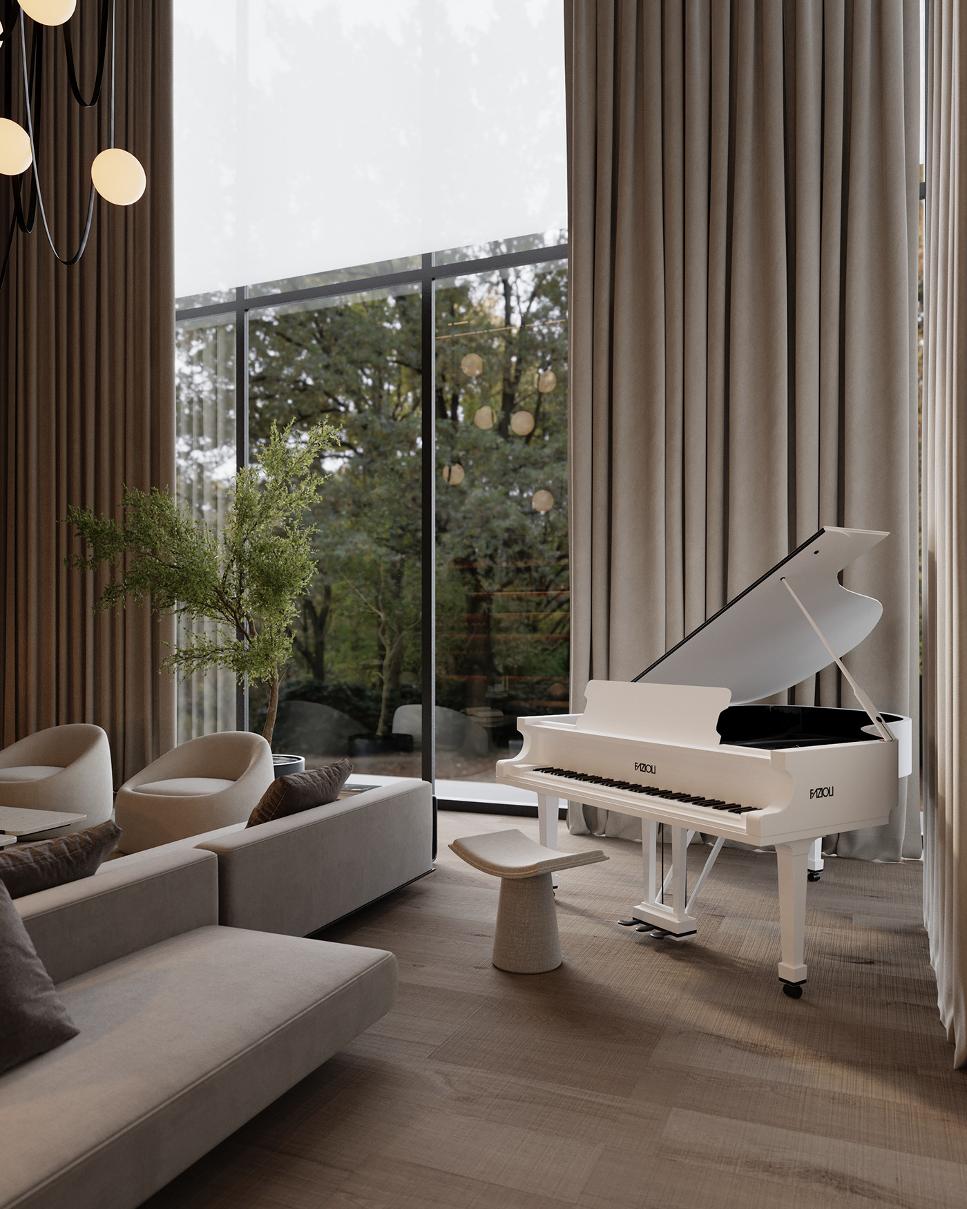 现代轻奢风空间设计-16