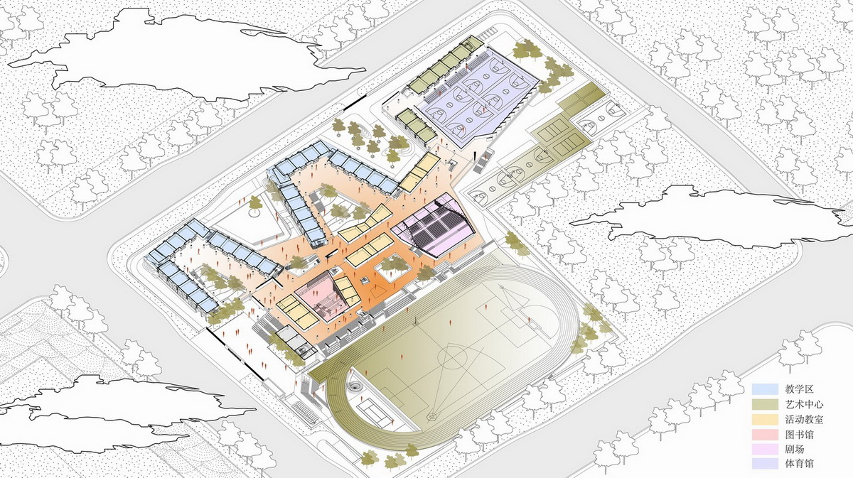 苏州金堰路高中丨中国苏州丨简和建筑-17