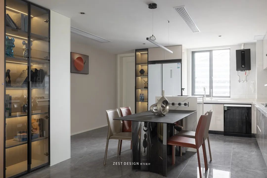 世茂香槟湖 140 平米轻奢原木风家居设计丨中国常州-16