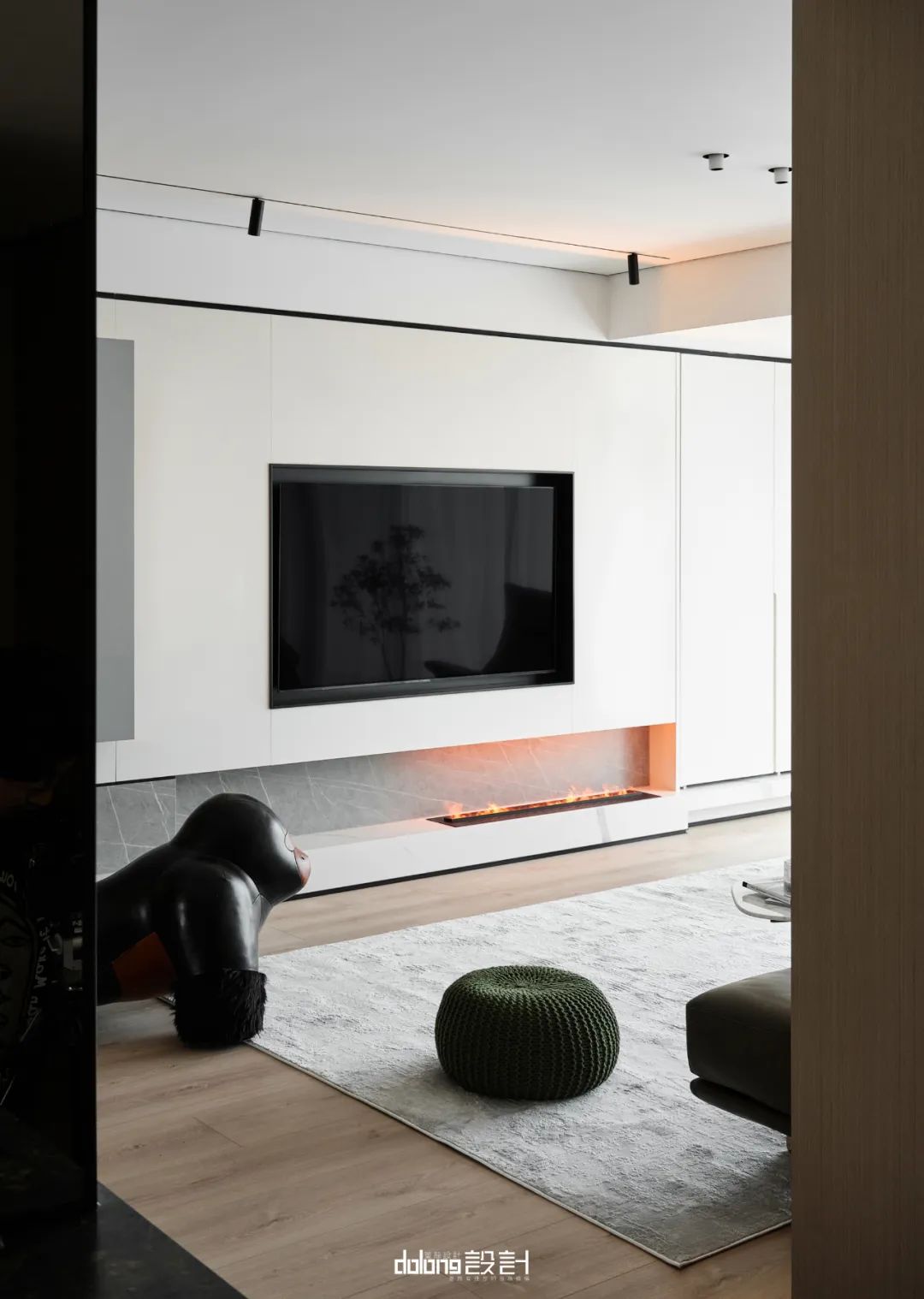 纯净与质感的现代简约私宅设计丨DoLong董龍设计-27