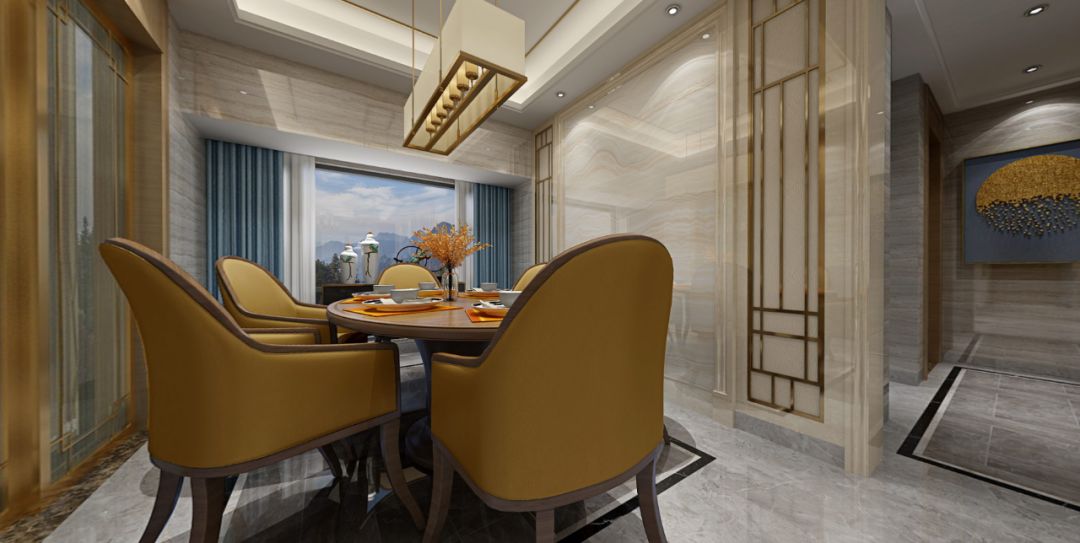 150㎡新中式丨彭飞：大气典雅，所到之处皆是雅韵！-23