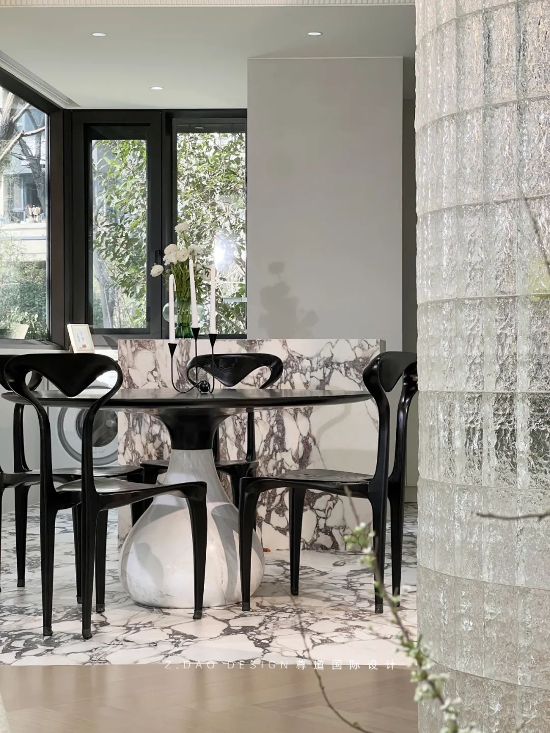 合肥『国贸天成』360㎡奶油法式风叠墅丨尊道国际设计-39