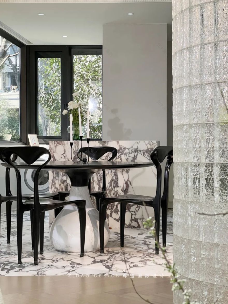 合肥『国贸天成』360㎡奶油法式风叠墅丨尊道国际设计-39