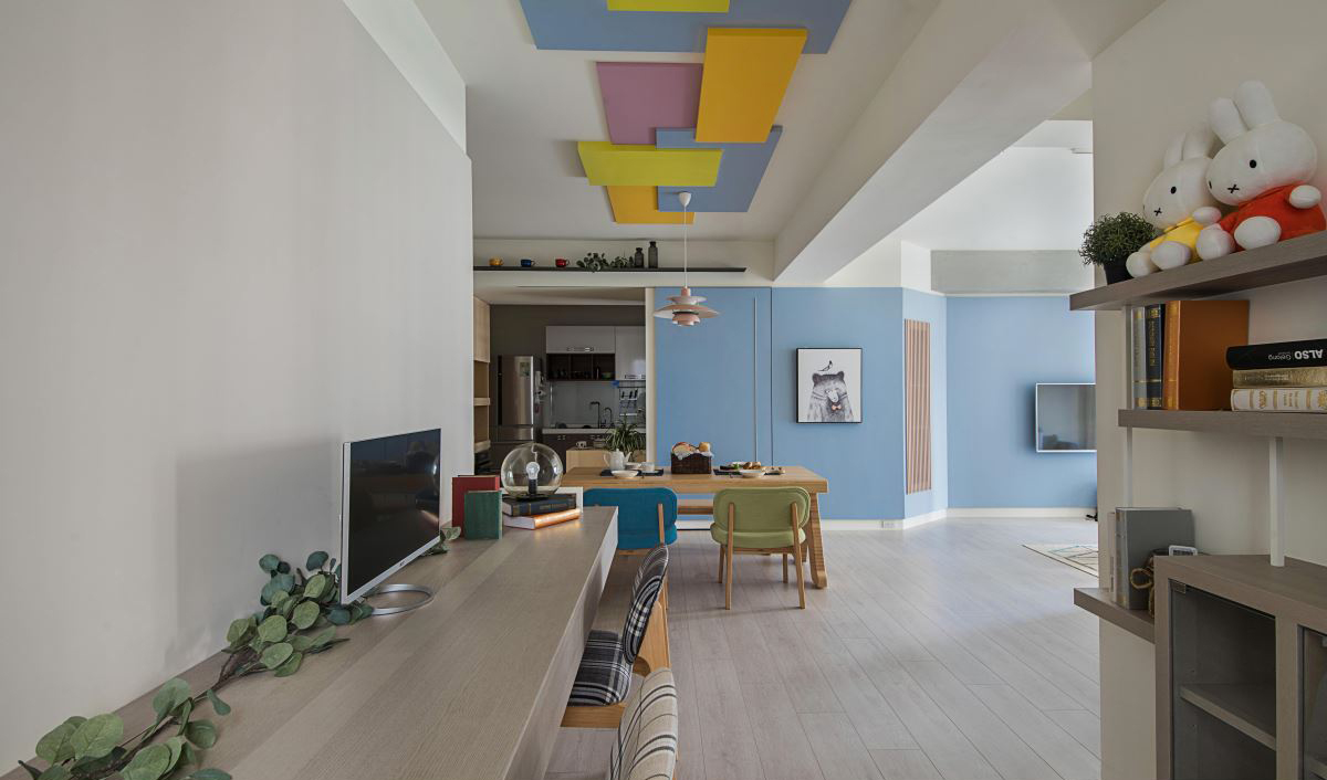 99㎡现代风住宅  一亩绿设计-6