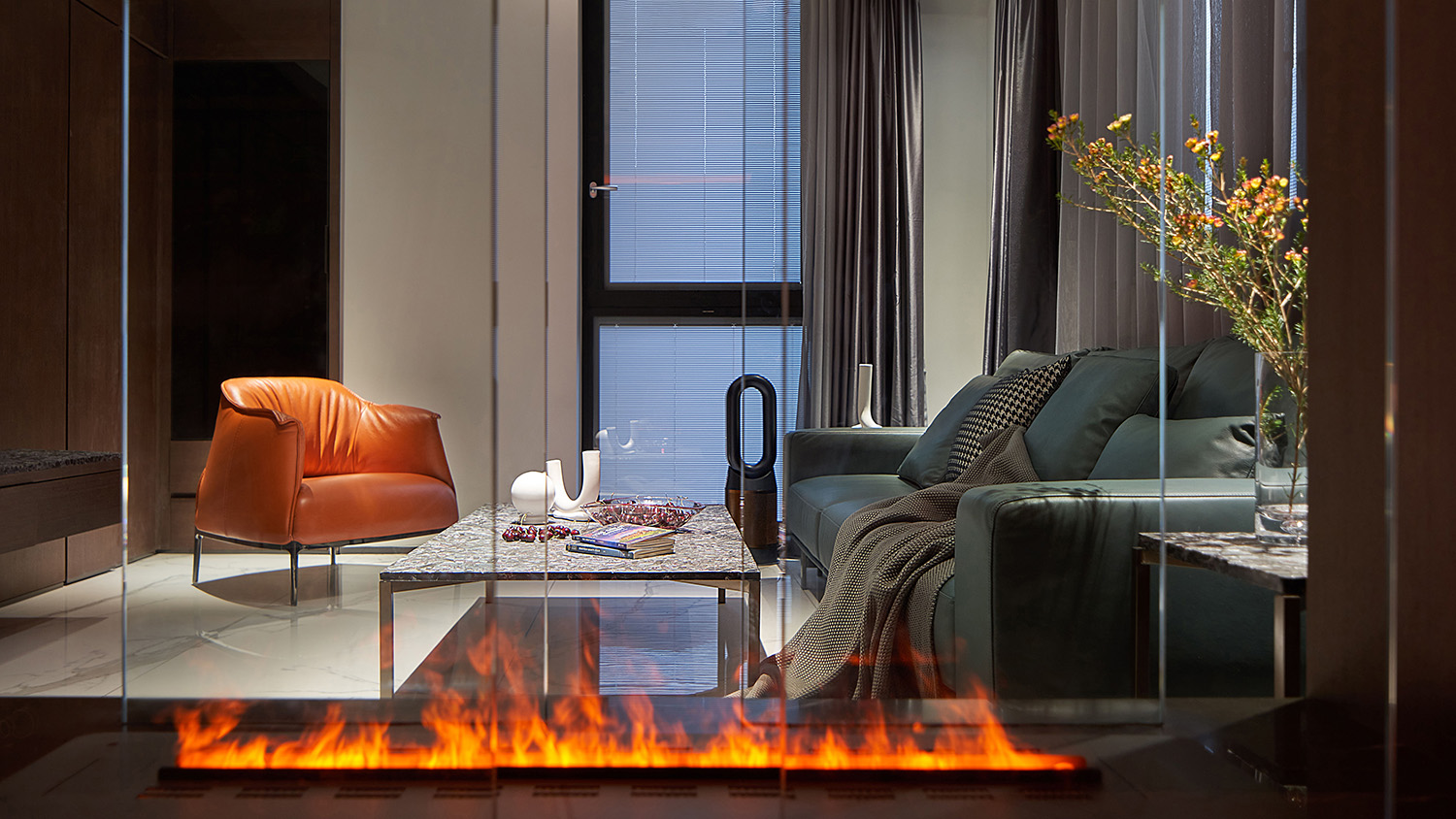 优雅轻奢的 101㎡平层设计丨中国福州丨福州上行维度设计有限公司-6