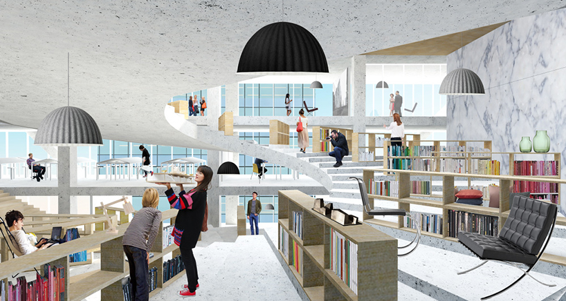 消解公共空间边界的分段式大楼-3