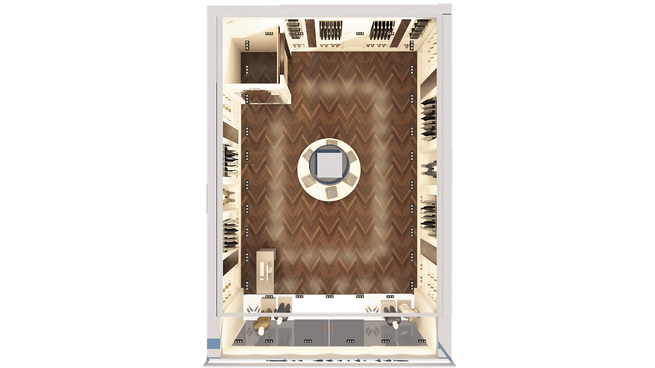 MEN'S CLOTHING STORE (INTERIOR DESIGN)-1