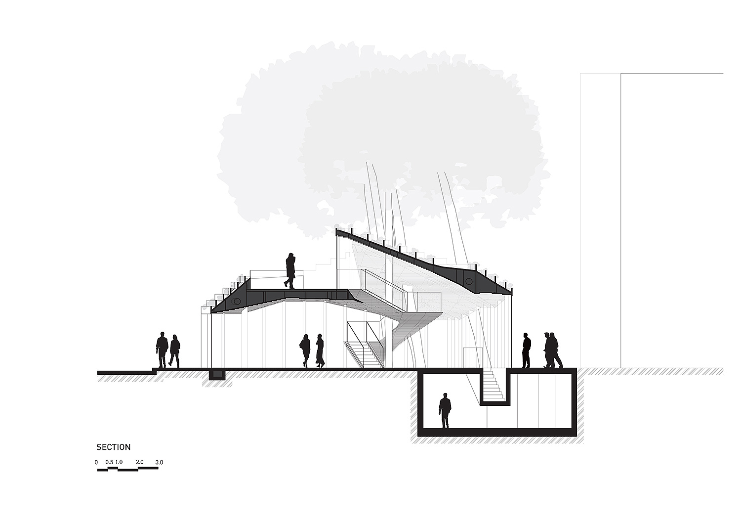 悬浮绿意，模糊边界——Khmaladze 建筑事务所打造零售餐厅空间-31