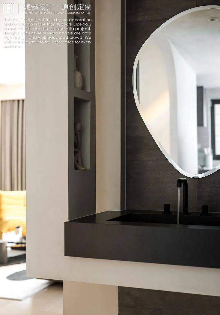 120㎡都市旷景现代极简风学区房设计-33