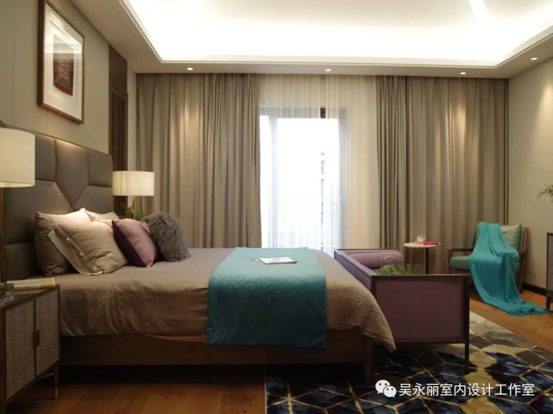 惠州御湾雅墅新中式轻奢风设计-92